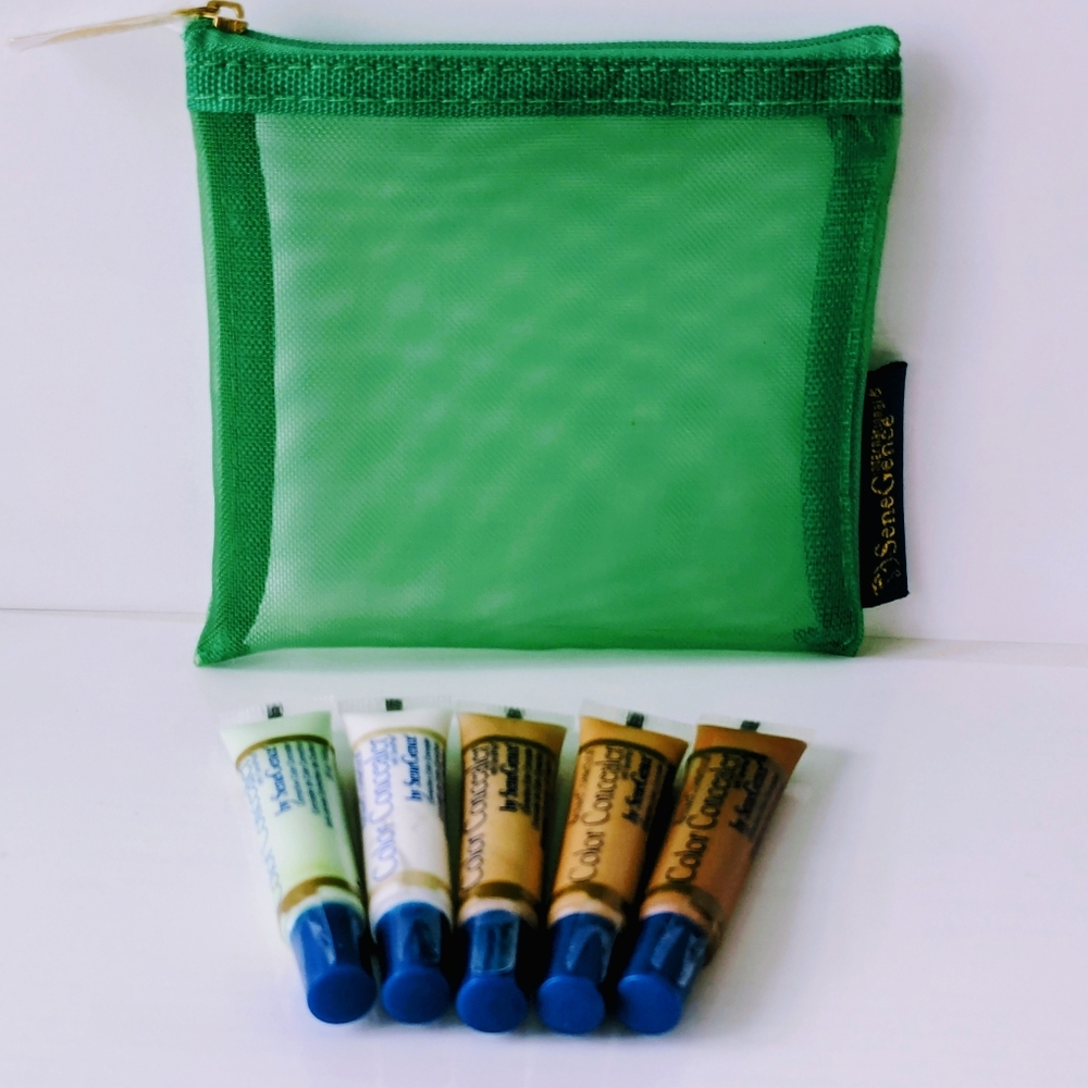 SeneGence Color Correcting Concealer Collection (Set Of 5 Plus Zip Pouch)